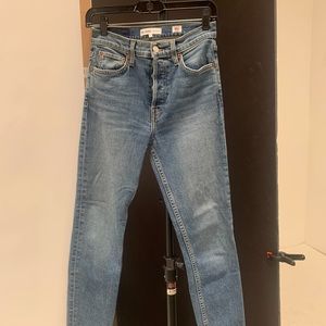 RE/DONE denim straight jeans sz 26 (like Levi’s)